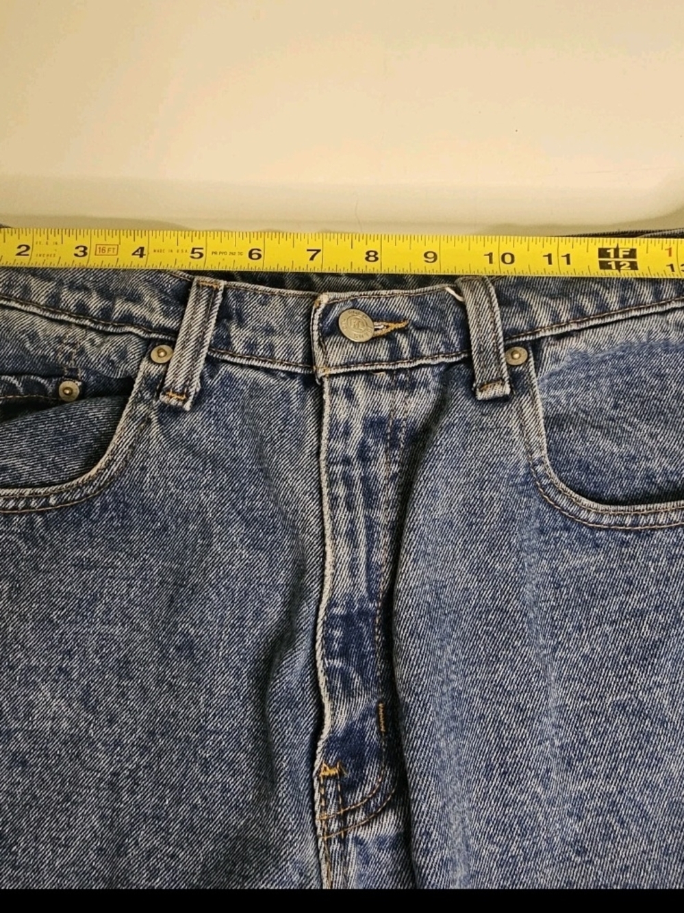 Vintage 90s Polo Jeans Co Ralph Lauren Jeans American Fit Mens 29 X 33 Flag - Picture 6 of 16